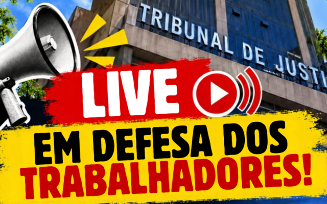LIVE – Em Defesa dos Trabalhadores da Oi e Serede